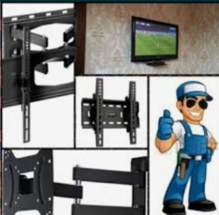 Установка Кранштеин для тв и продажа , оплата С перечисления