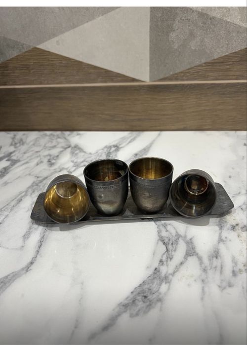 Продам мельхиоровые коньячные стопочки