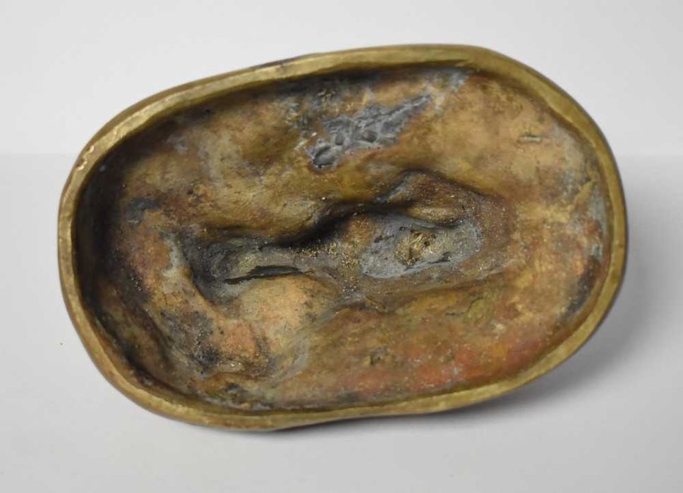 Statuetă veche din bronz - tematică erotica