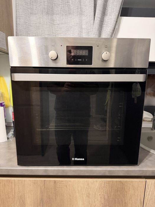 Plita electrica HANSA pe gaz plus cuptor electric HANSA