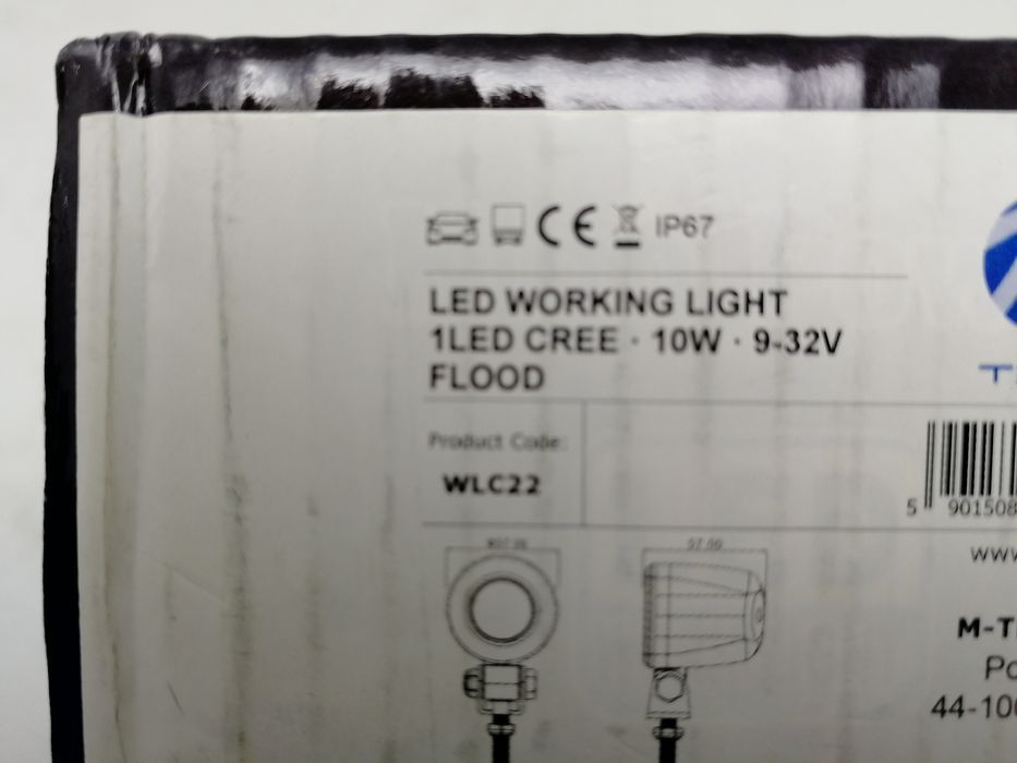 Proiector LED moto metal 10w ( proiector Atv motocicleta)