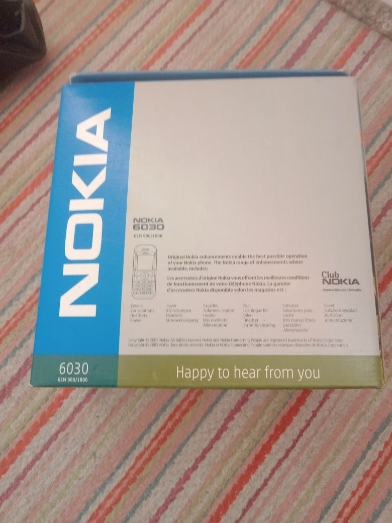 Cutie telefon colectie Nokia 6030 , goala fara accesorii
