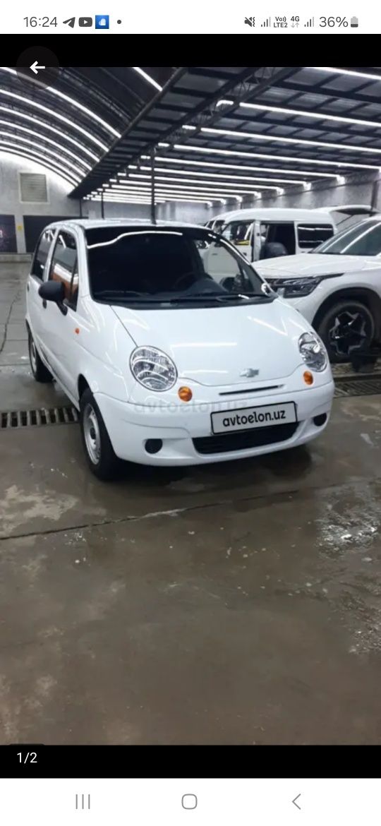 Matiz 2016 45ming km yurgan benzinda kraska 100%toza