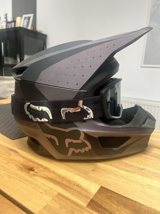 Casca Fox V1 + ochelari Fox