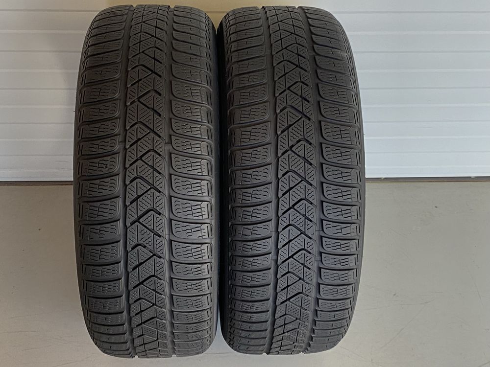 2бр зимни гуми 215/55/17/Pirelli sottozero3/dot3620/5.6мм грайпфер