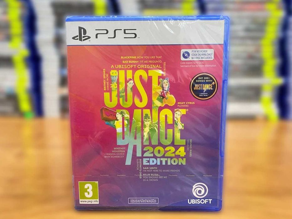 Новый Just Dance 2024 Edition PS5 Ваучер Большой Выбор Игр
