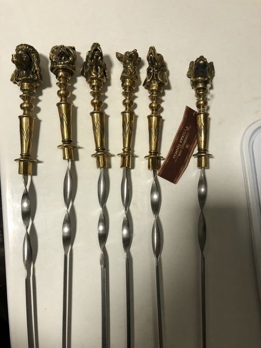 Продаются Шампуры эксклюзивные подарочные. Русская Бронза