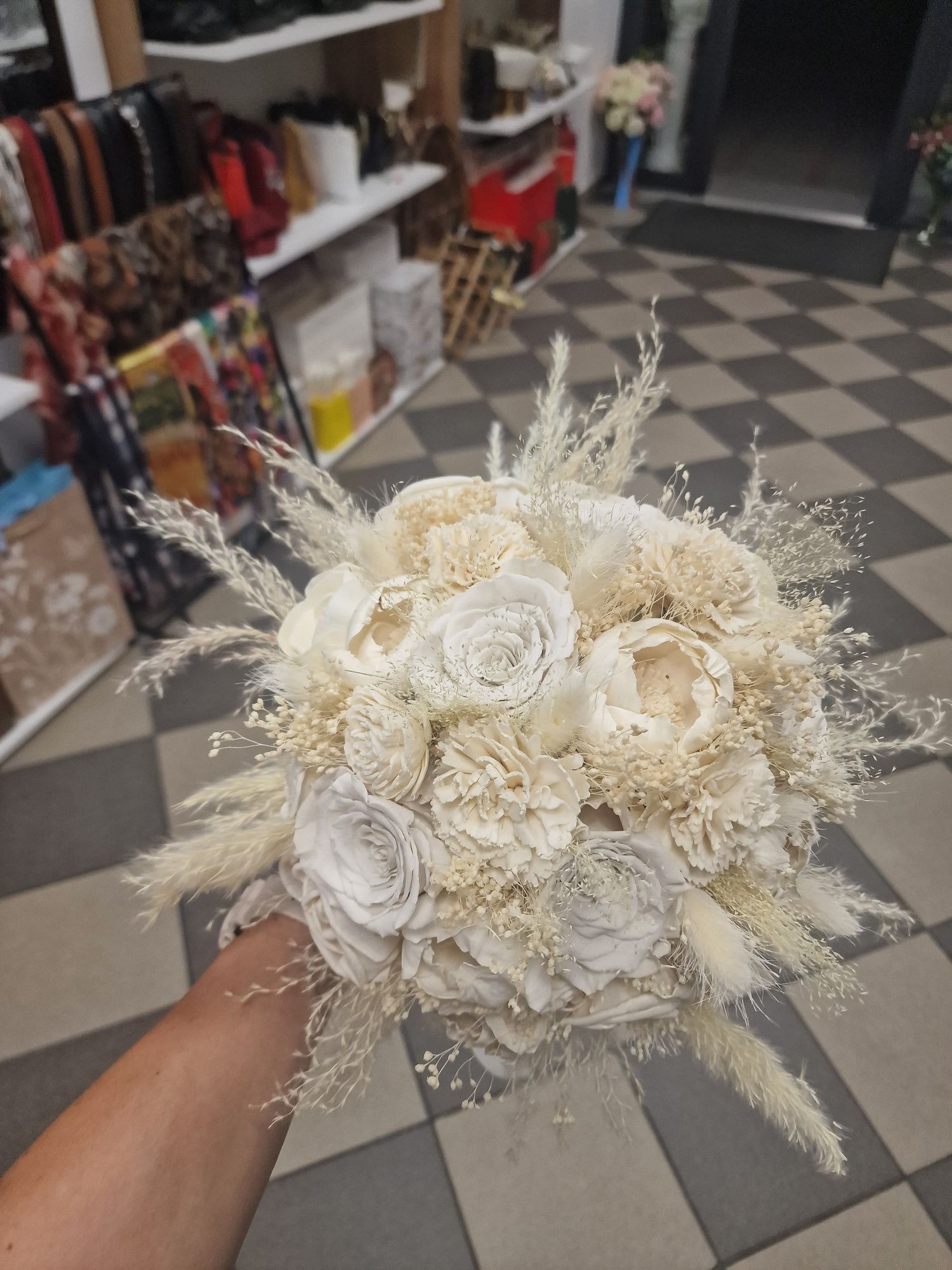 buchet mireasa plus lumanari - set