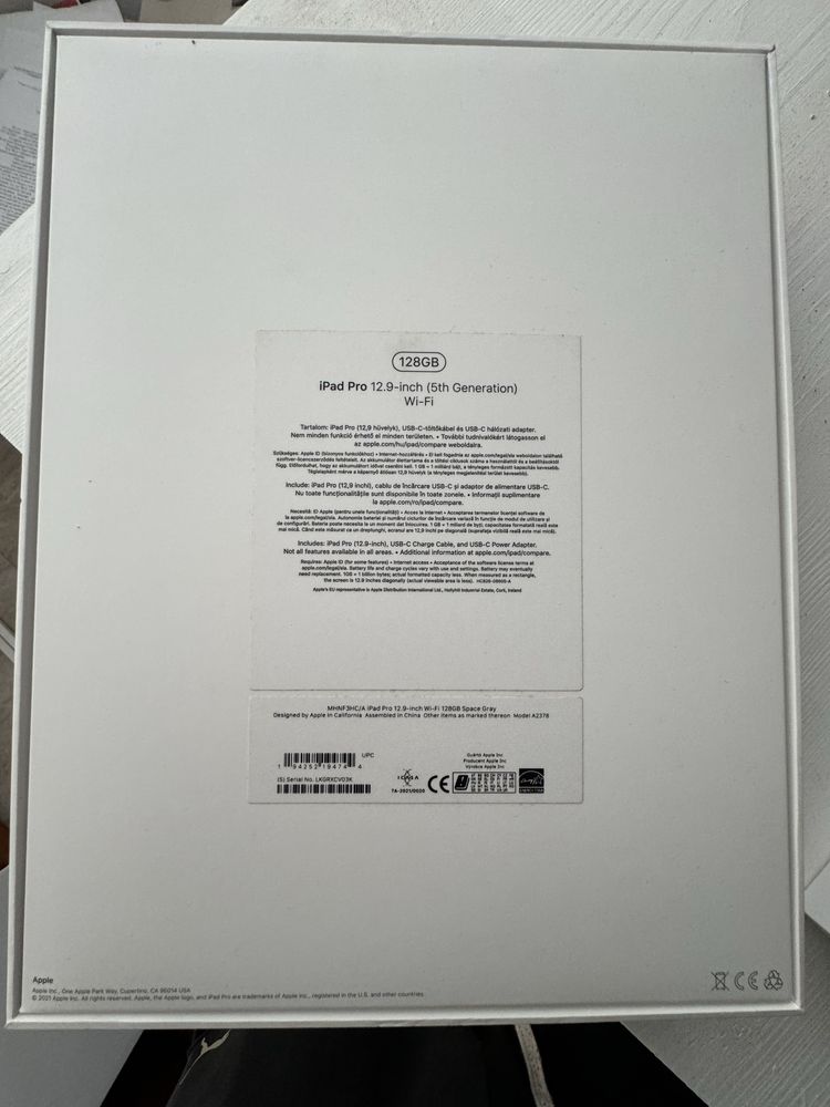 iPad Pro 12.9-inch 128 GB M1(2021)