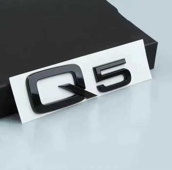 Set Embleme AUDI Q5 TFSI Quattro / Stema Sigla Logo Semn Scris Emblema