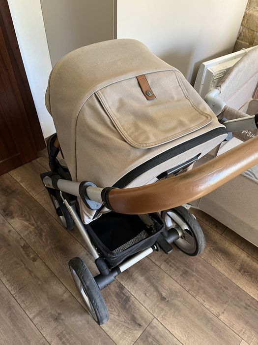 Детска количка Mutsy Nio North Sand с бебешки кош и лятна седалка