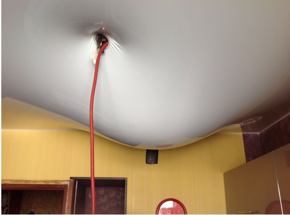 Натяжные потолок Ремонт