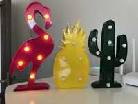 Lampa de veghe copii decoratiune LED luminoasa ananas cactus flamingo