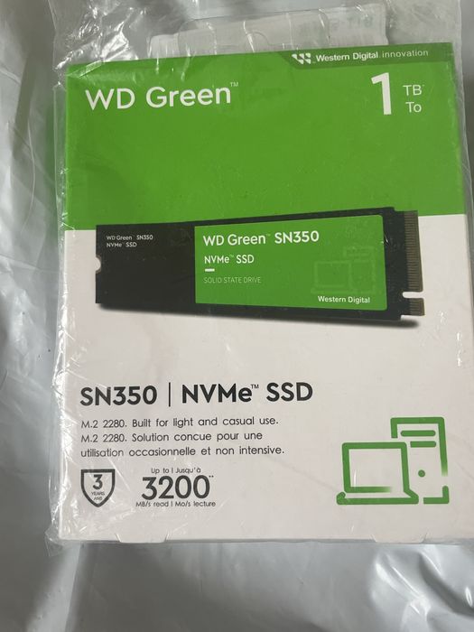 WD SN350 NVMe SSD хард диск 1TB