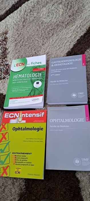 Vând carti de medicina in limba engleza și franceza  pt studenți