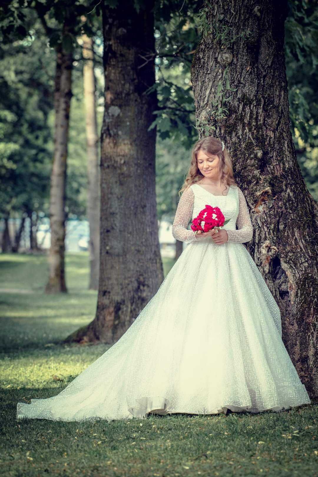Rochie de mireasă curățată