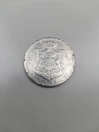 Moneda argint 5 lei 1881.