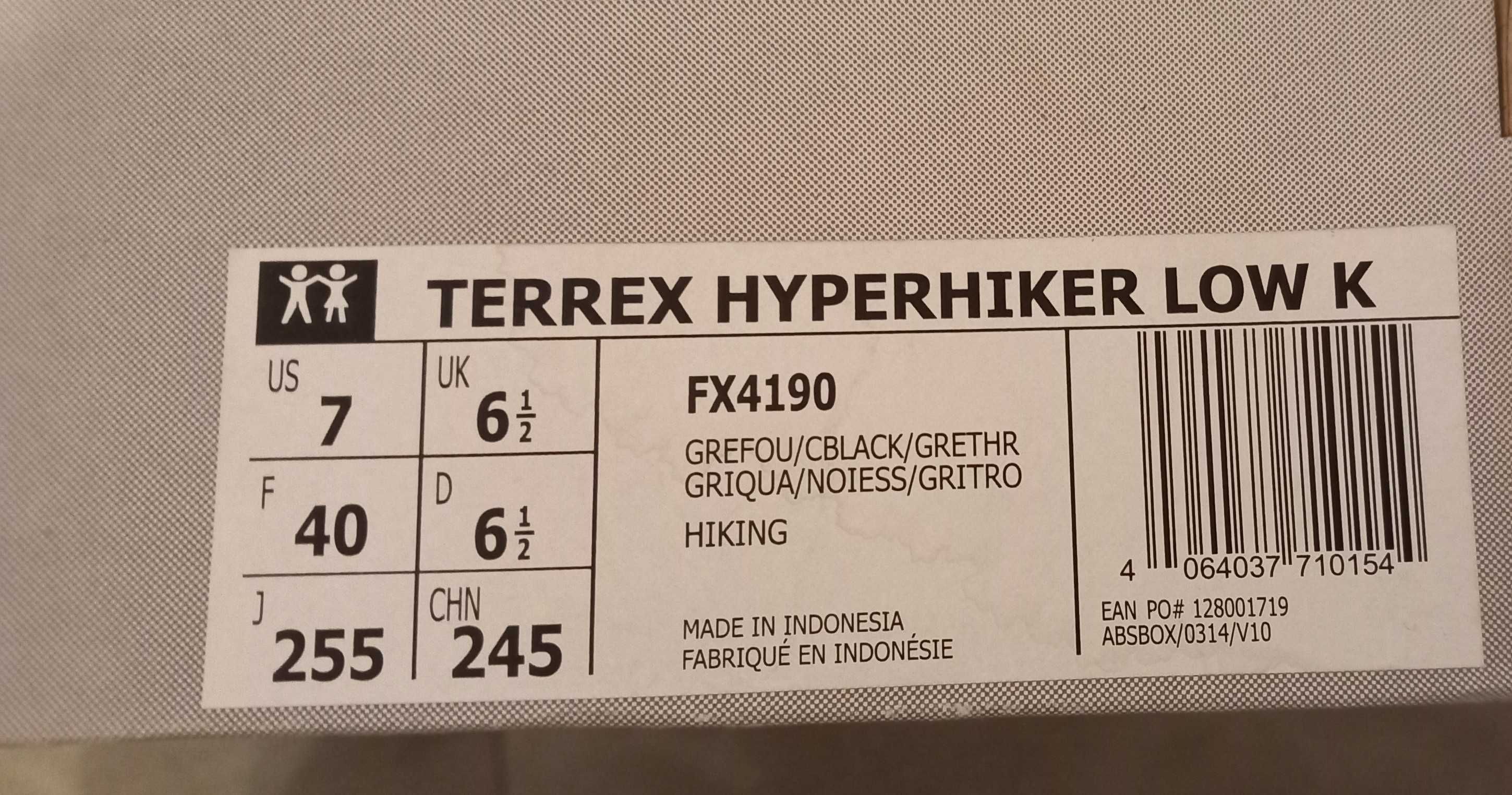 Юношески туристически маратонки Adidas Terrex Hyperhiker Low K № 40