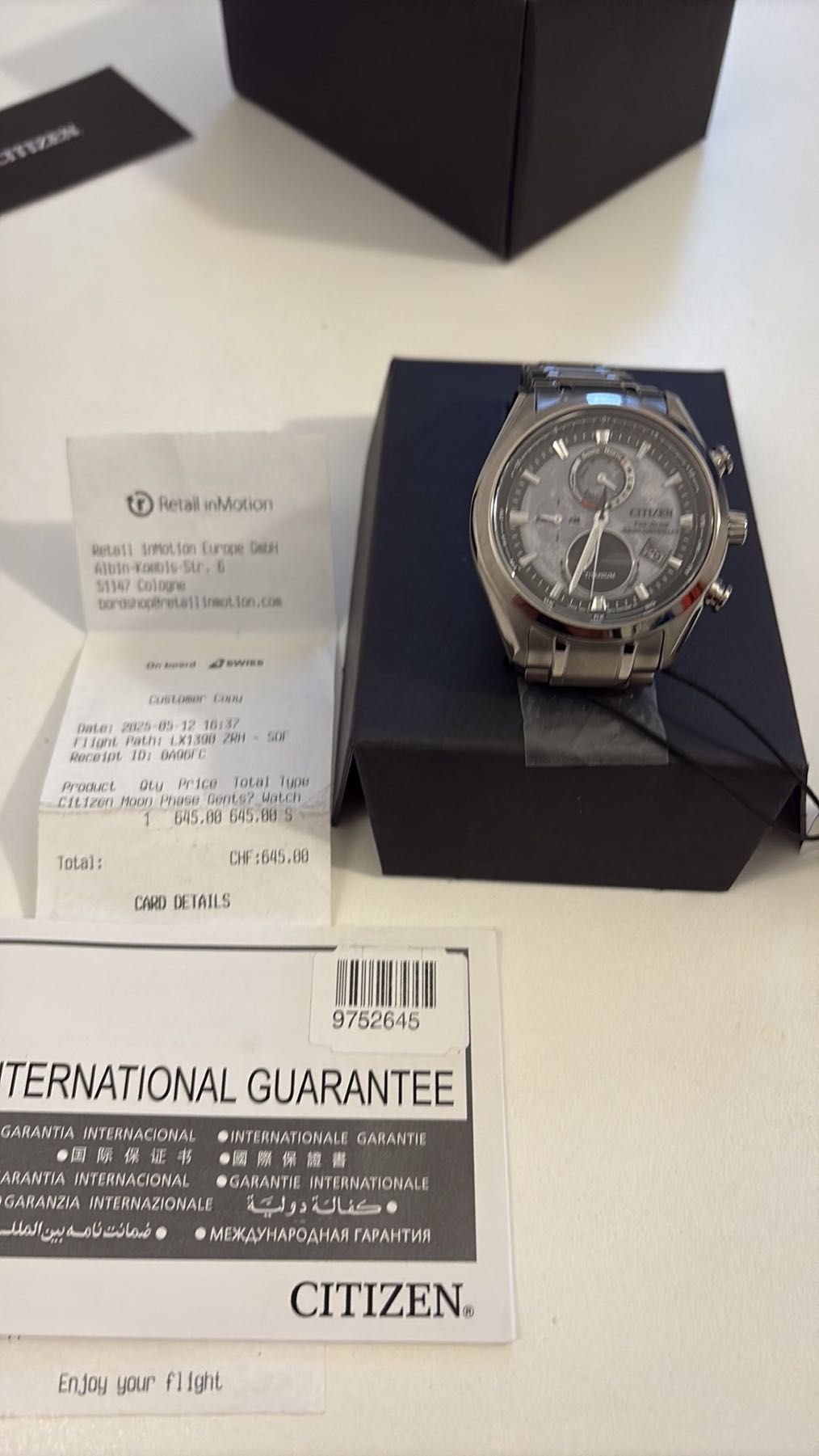 Citizen Gts Eco Drive Radio Controled