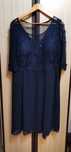 Rochie midi culoare albastru