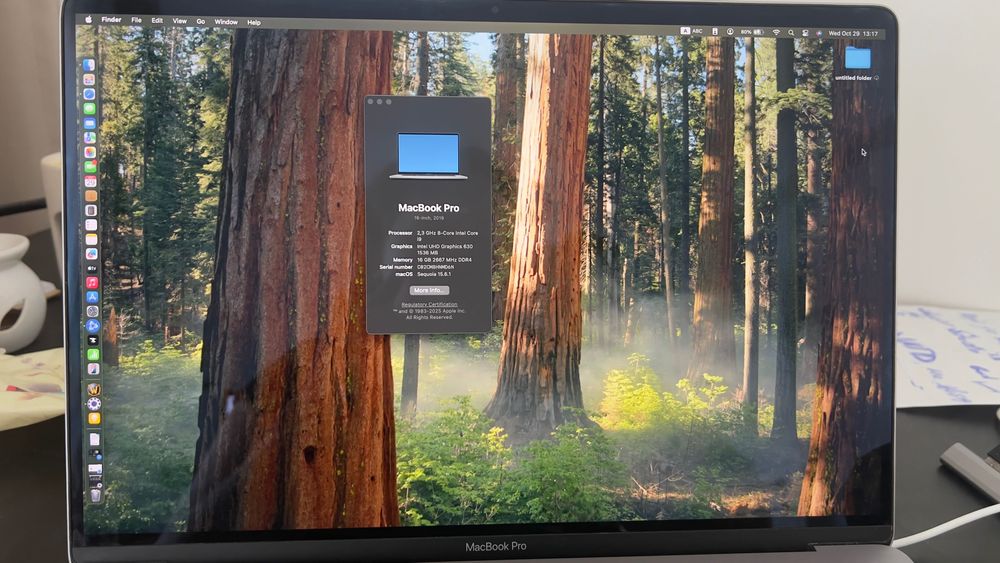 MacBook Pro 2019 16" 2,3 i9, 16 GB DDR4, 1 TB SSD, Space Grey