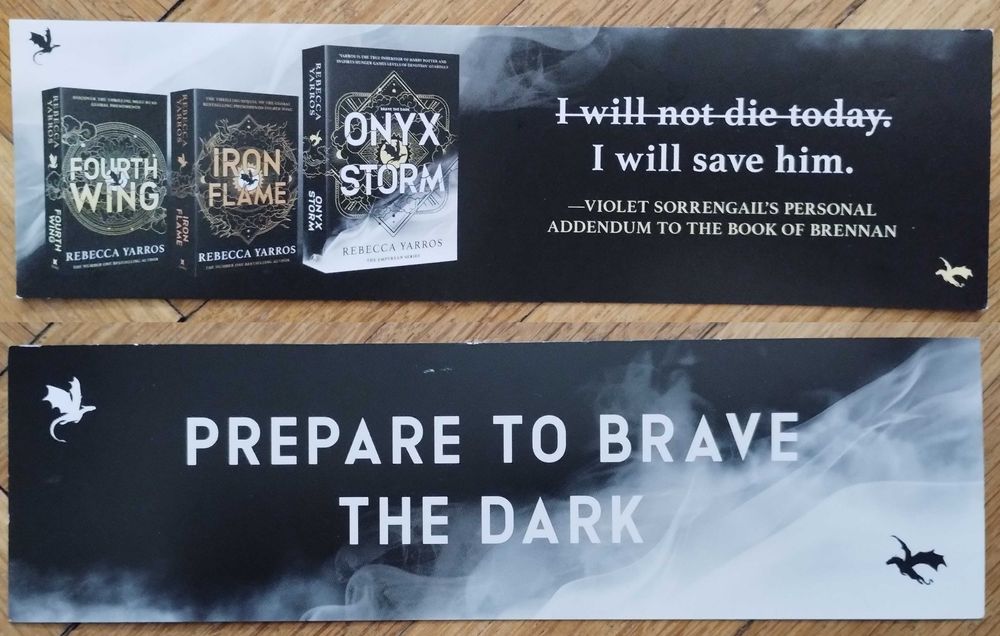 Onyx Storm patch - Нашивка Буря от оникс - Ребека Ярос /Stickers