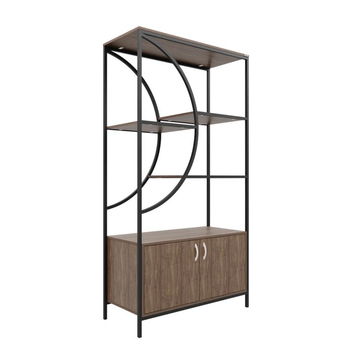 Стеллаж вместительный с ящиками