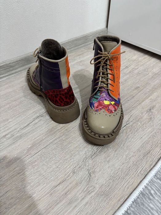 Дамски боти естествена кожа