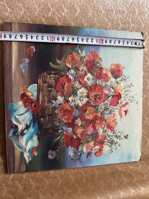 VANDUT - tablou cu maci pictat manual