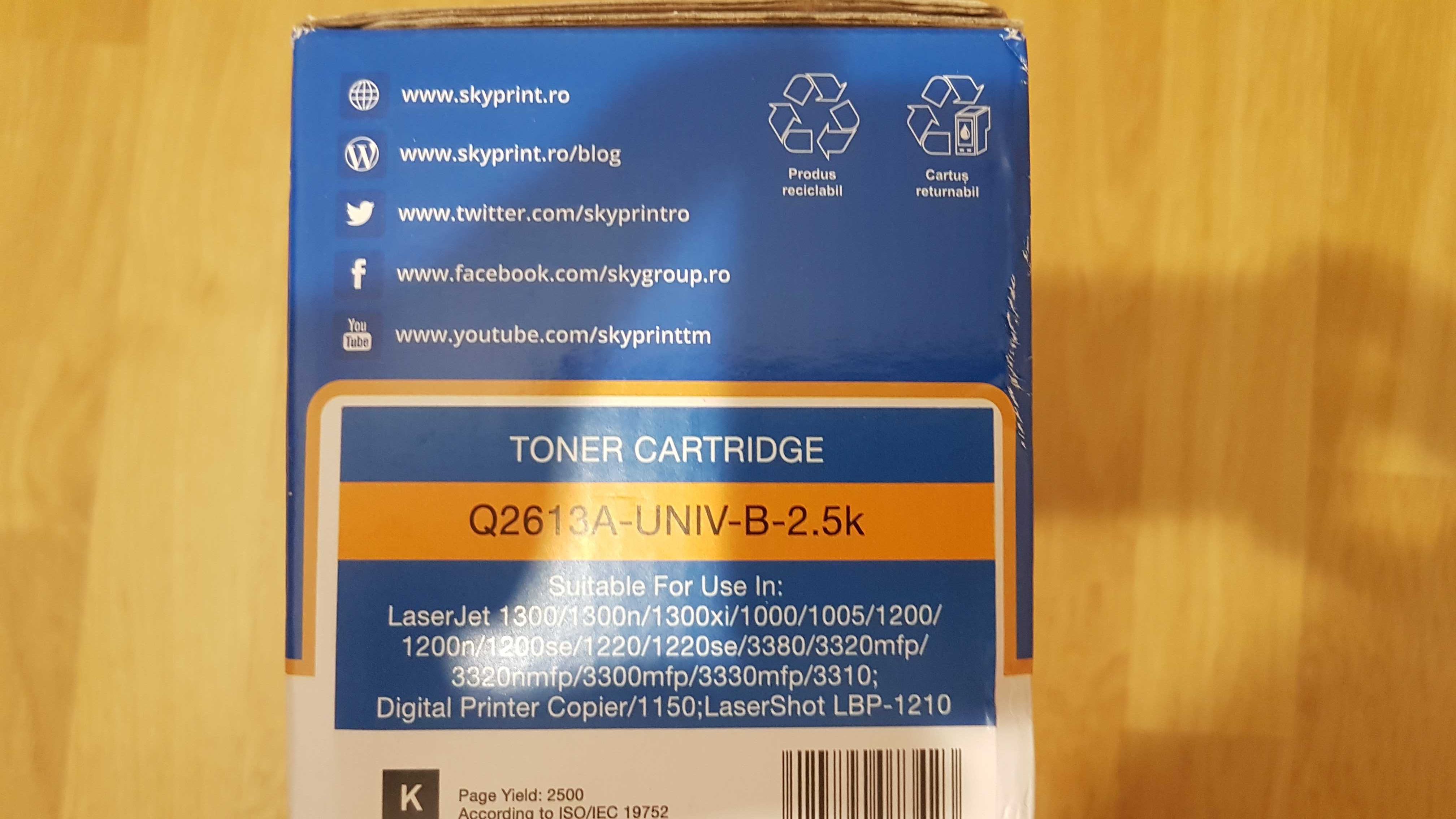 Cartus toner Skyprint compatibil HP C7115A - LaserJet 1005 W, 2500 pag