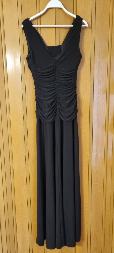 Официална дълга черна рокля