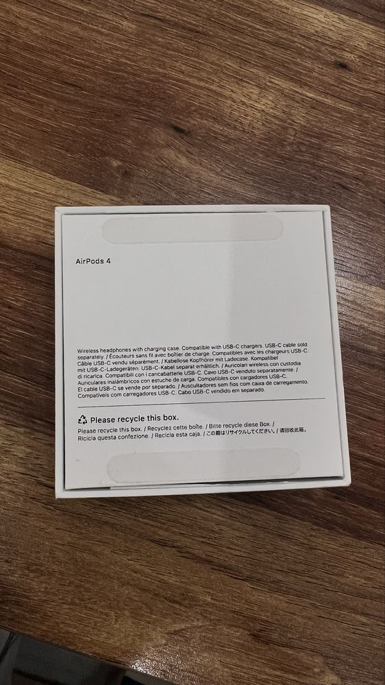 Слушалке Apple AirPods 4 (USB -C)