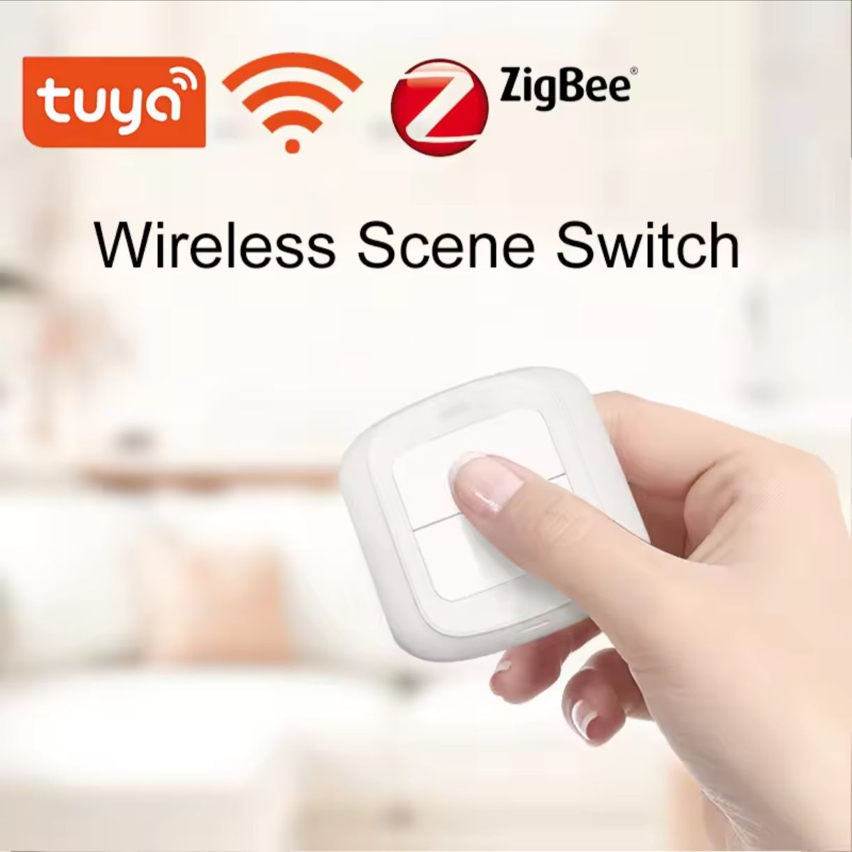 Tuya Smart WiFi или Zigbee ключ за управление на сцени