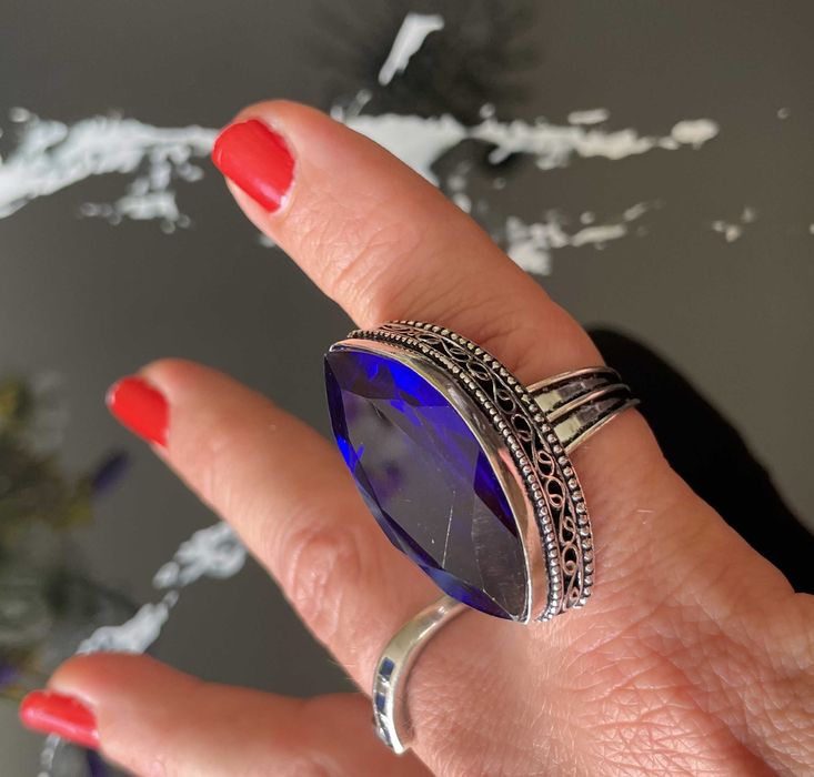 Inel Argint 925 cu Piatra Semipretioasa Tanzanit