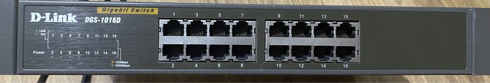 Коммутатор/Switch D-link DGS-1016D