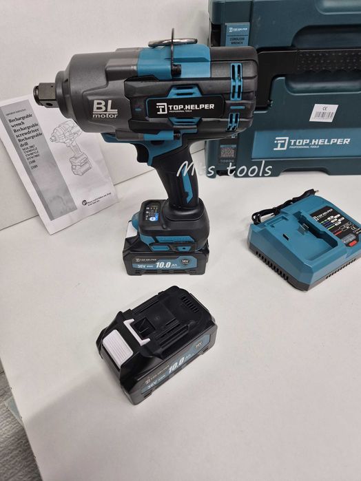 Pistol de impact 3/4" TOP HELPER DK-5804 2100Nm 2 acumulatori