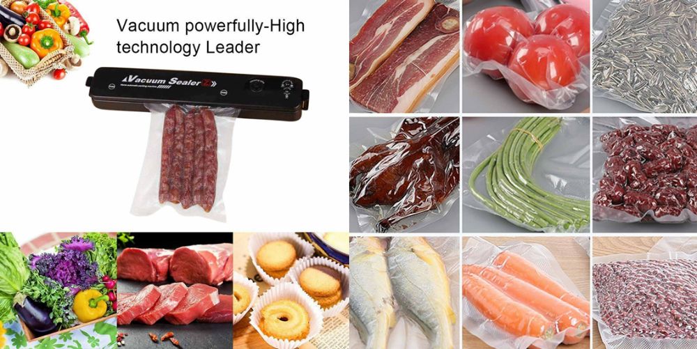 Aparat de vidat alimente + 10 pungi gratuit. carne si fructe. Nou!