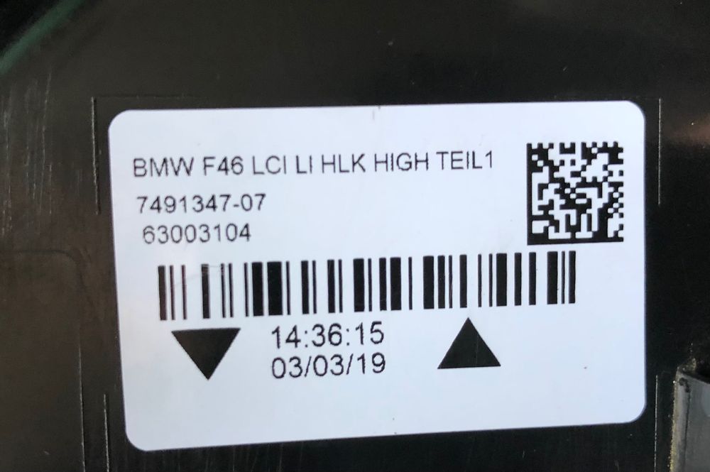 Стоп ляв стопове Led за Бмв Ф46 Ф22 фейс Bmw 2 F22 F23 Bmw F46 LCI