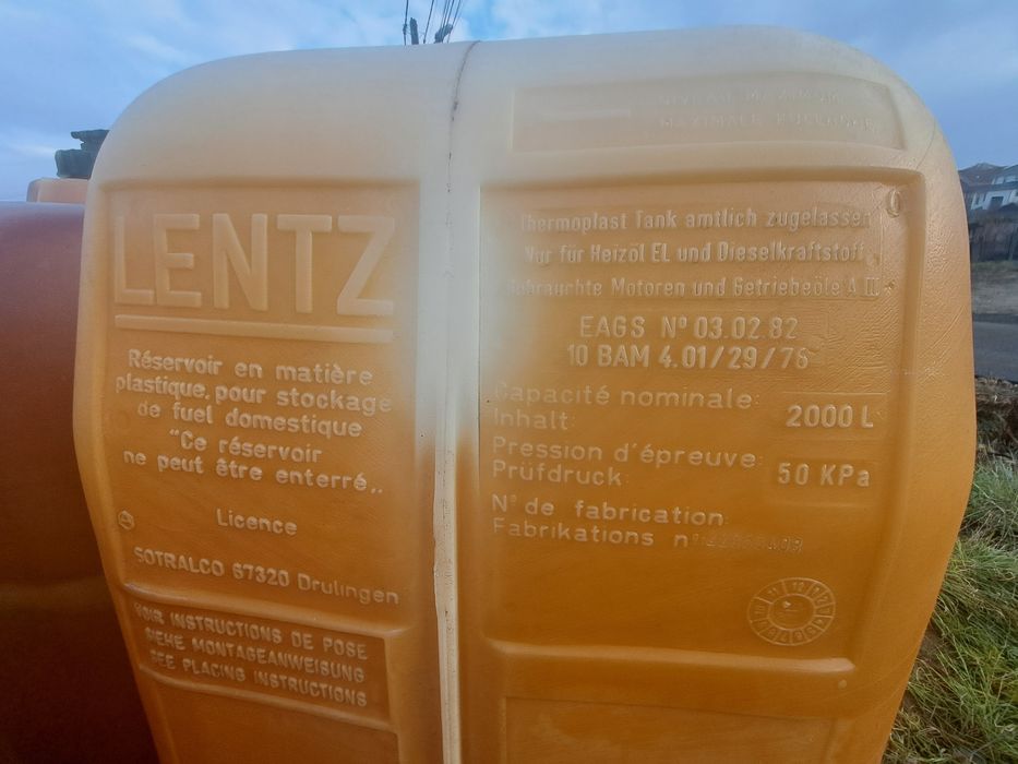 Bazin bidon rezervor fosa 2000 litri
