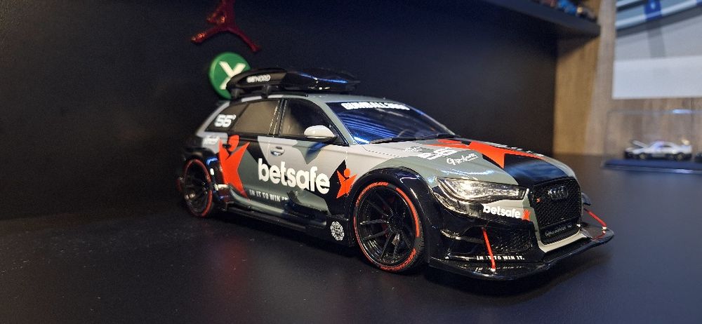 VÂND machetă 1:18 Audi RS6 DTM Avant Jon Olsson GT Spirit