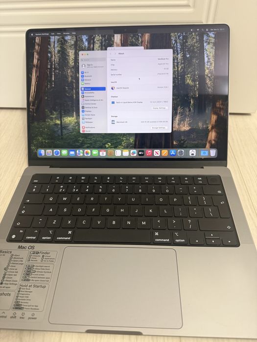 Laptop MacBook Pro 14” 2021 Procesor M1 Pro 16Gb 512Gb