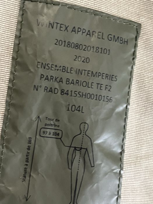 Geaca goretex legiunea straina