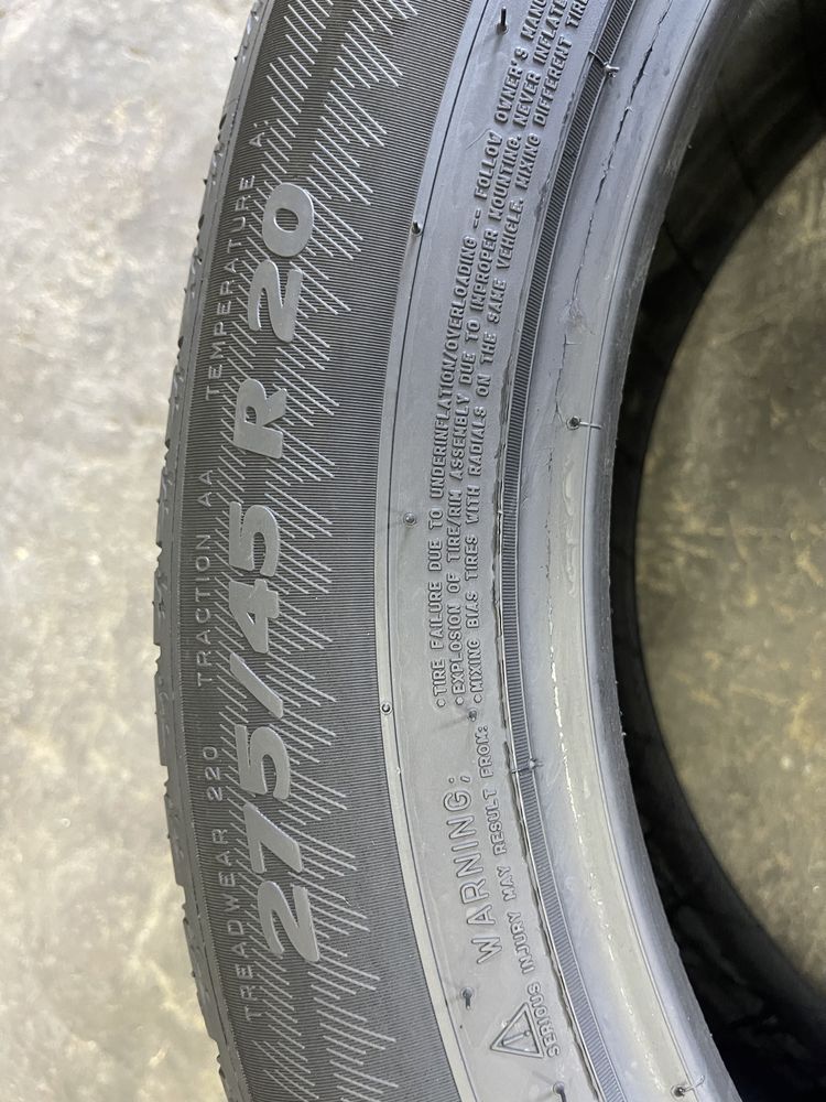 4 anvelope de vara Michelin 275/45/20