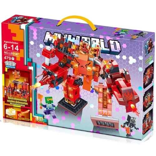 Конструктор Майнкрафт Трансформърс, 490+ части Minecraft My World