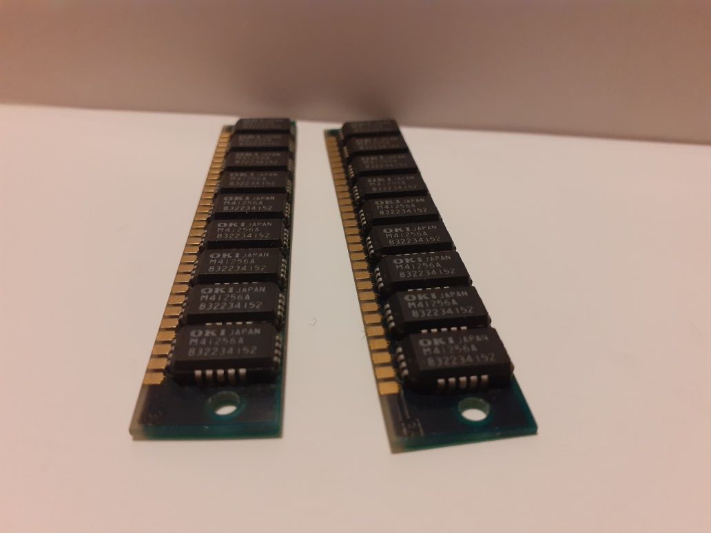 2 Module Memorii Ram  Oki Vintage