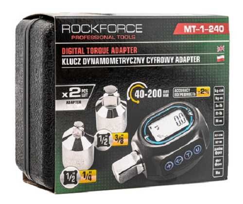 Цифров динамометричен адаптер 1/2”, 40-200 Nm ROCKFORCE