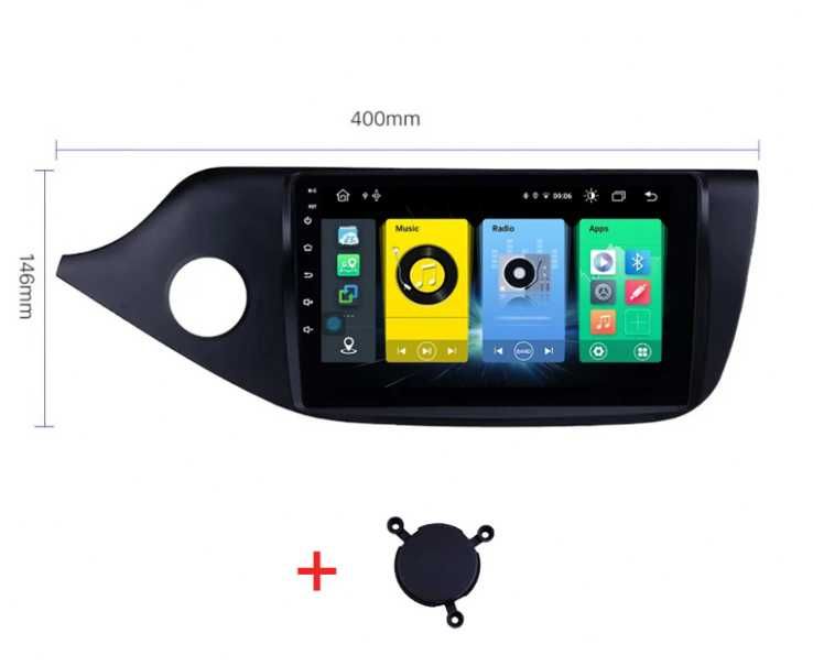 9-инчова мултимедия с подарък камера за KIA Ceed (2012–2018)