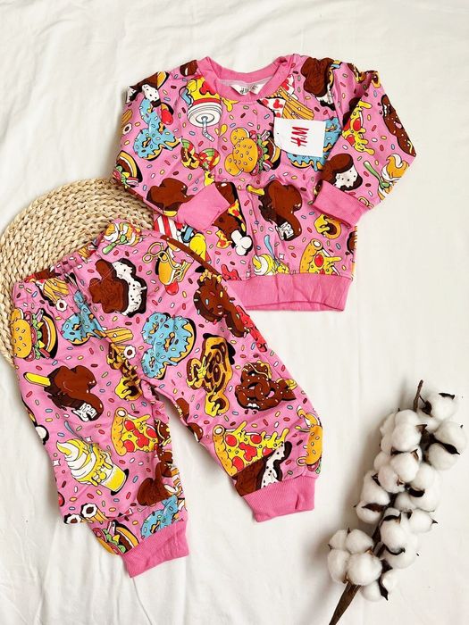 Одежда Костюм Пижама двойки для девочек