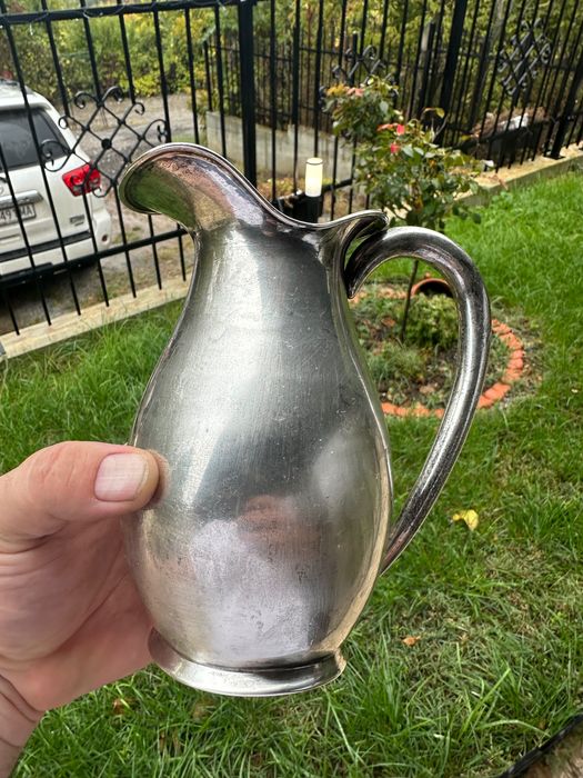 Сребърна кана за вода вино. Сребро 925