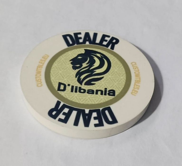 Masa poker + jetoane LOGO tau personalizare CustomTables.eu stoc poker